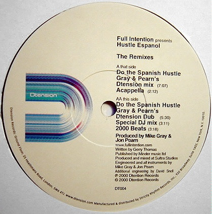 Full Intention - Hustle Espanol The Remixes | Dtension (DT 004)