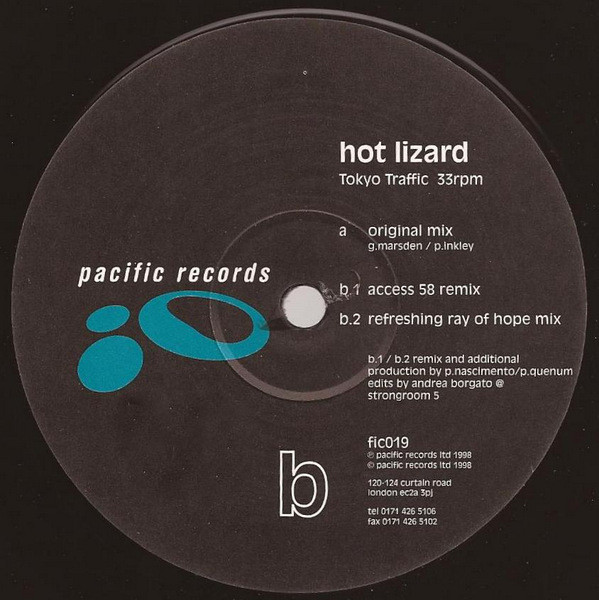 Hot Lizard - Tokyo Traffic | Pacific Records (fic019)