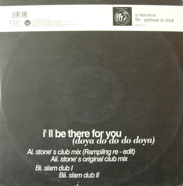 House Of Virginism - I'll Be There For You (Doya Do Do Do Doya) | FFRR (FX 221) - 2