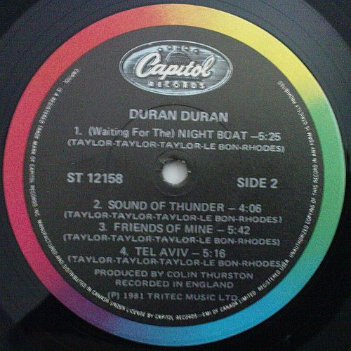 Duran Duran - Duran Duran | Capitol Records (ST-12158) - 3