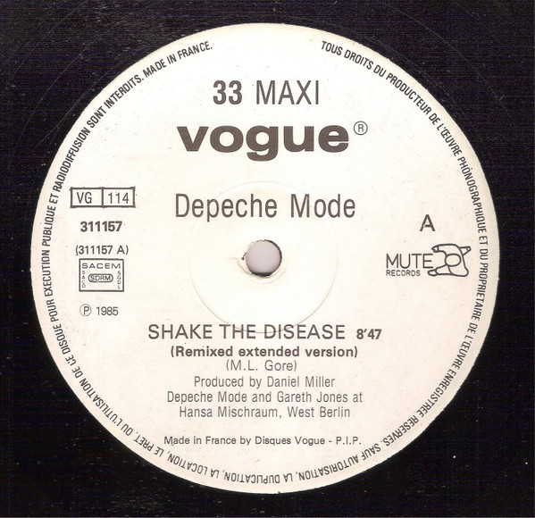 Depeche Mode - Shake The Disease (Remixed Extended Version) | Vogue (311157)