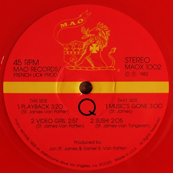 Q - Q | M.A.O. Records (MAOX 1002) - main Q - Q | M.A.O. Records (MAOX 1002) - main