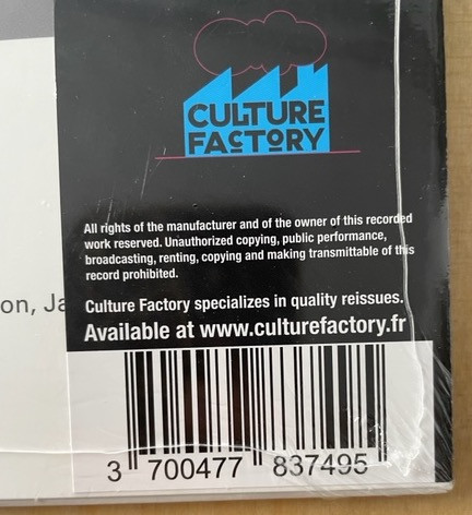 The Wailers - The Best Of The Wailers | Culture Factory (783 749) - 2