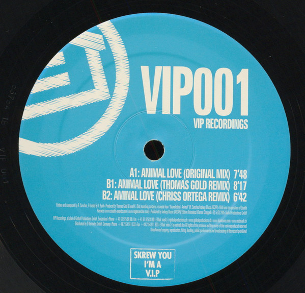 Level K vs. Thomas Gold - Animal Love | VIP Recordings (vip001) - 2