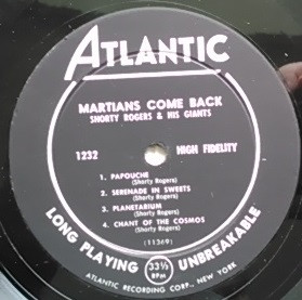 Shorty Rogers And His Giants - Martians Come Back | Atlantic (1232) - 4