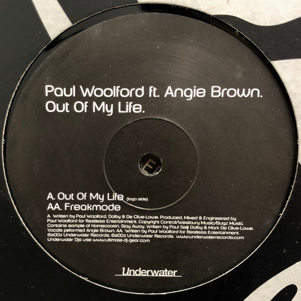 Paul Woolford - Out Of My Life | Underwater Records (H2O 029) - 2