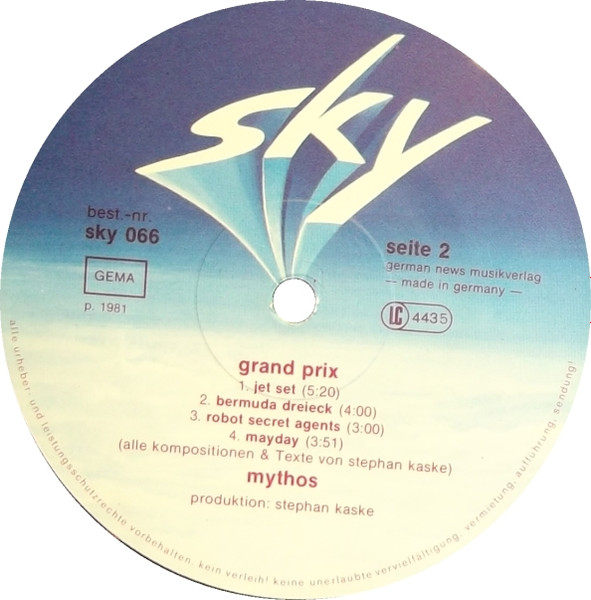 Mythos - Grand Prix | Sky Records (sky 066) - 4