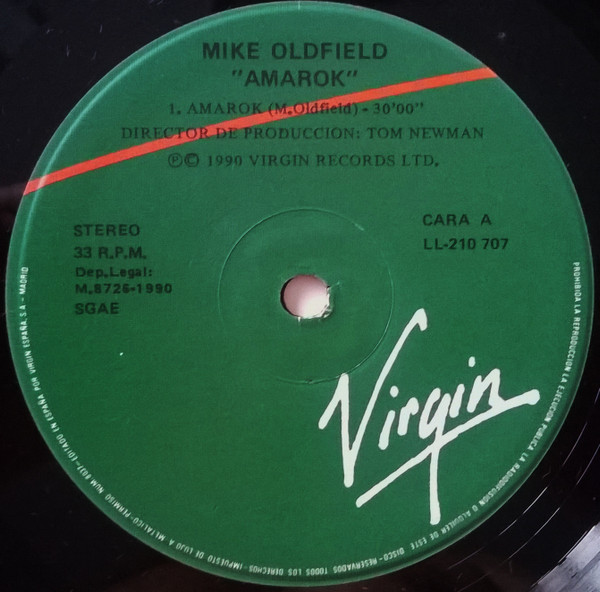 Mike Oldfield - Amarok | Virgin ((LL) 210707) - 3