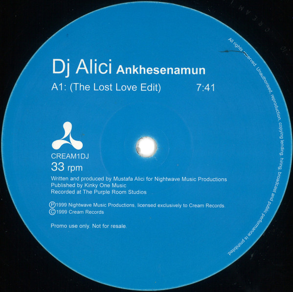 Alici - Ankhesenamun | Cream (CREAM1DJ) - main