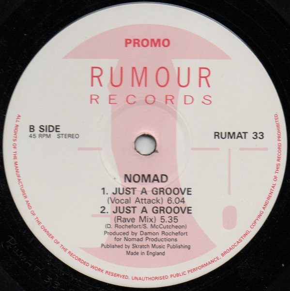 Nomad - Just A Groove | Rumour Records (RUMAT 33) - 2 Nomad - Just A Groove | Rumour Records (RUMAT 33) - 2