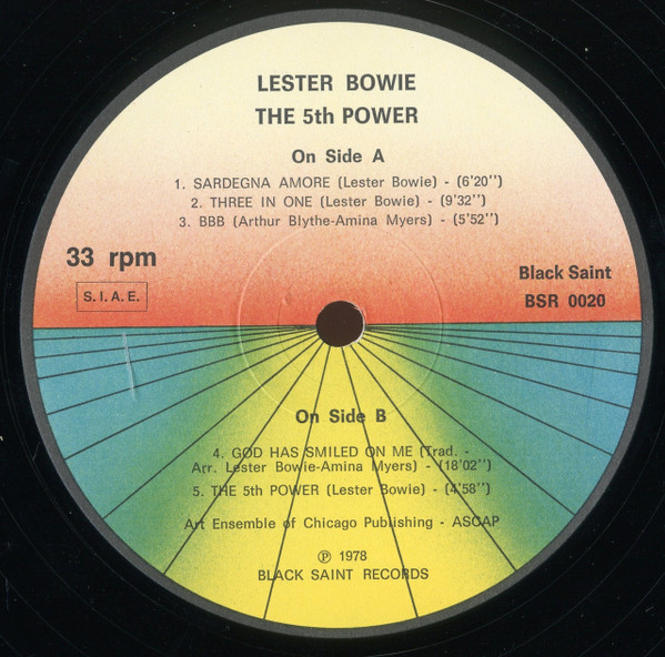 Lester Bowie - The 5th Power | Black Saint (BSR 0020) - 4