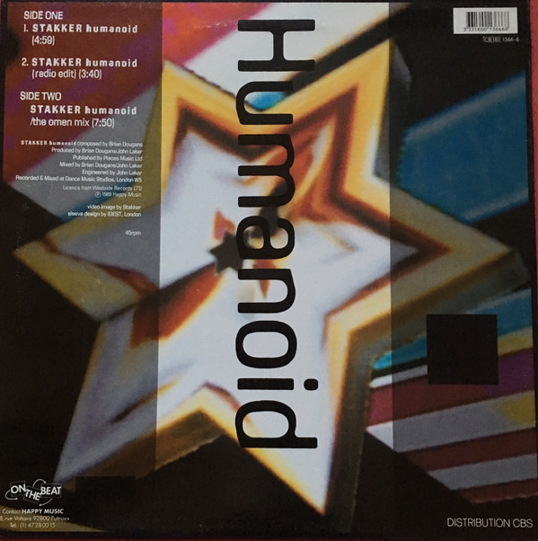 Humanoid - Stakker Humanoid | On The Beat (OTB 1366-6) - 2