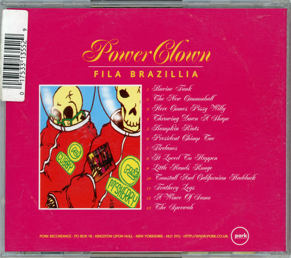 Fila Brazillia - Power Clown | Pork Recordings (PORK 055) - 3