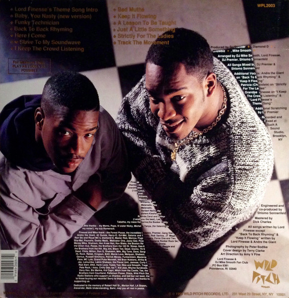 Lord Finesse & DJ Mike Smooth - Funky Technician | Wild Pitch Records (WPL 2003) - 2 Lord Finesse & DJ Mike Smooth - Funky Technician | Wild Pitch Records (WPL 2003) - 2
