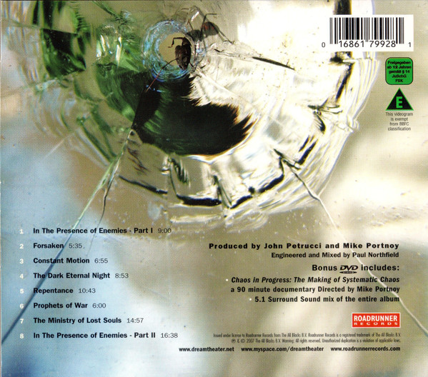 Dream Theater - Systematic Chaos | Roadrunner Records (RR 7992-8) - 2