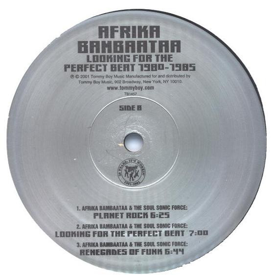 Afrika Bambaataa - Looking For The Perfect Beat 1980-1985 | Tommy Boy (TB 1457) - 4