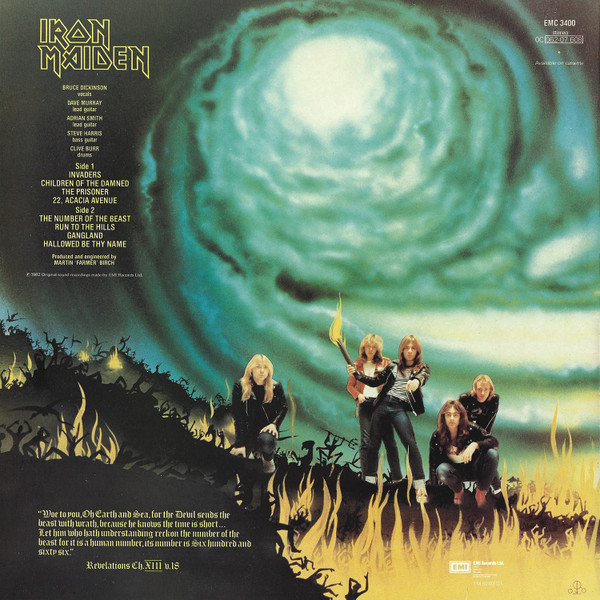 Iron Maiden - The Number Of The Beast | EMI (EMC 3400) - 2
