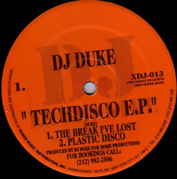 DJ Duke - Techdisco E.P. | DJ Exclusive (XDJ-013) - main