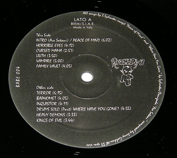 Death SS - The Cursed Concert | Rosemary's (BABE 004) - 4 Death SS - The Cursed Concert | Rosemary's (BABE 004) - 4