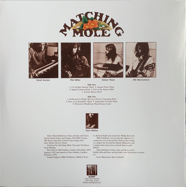Matching Mole - Matching Mole | Klimt Records (MJJ397LP) - 2 Matching Mole - Matching Mole | Klimt Records (MJJ397LP) - 2