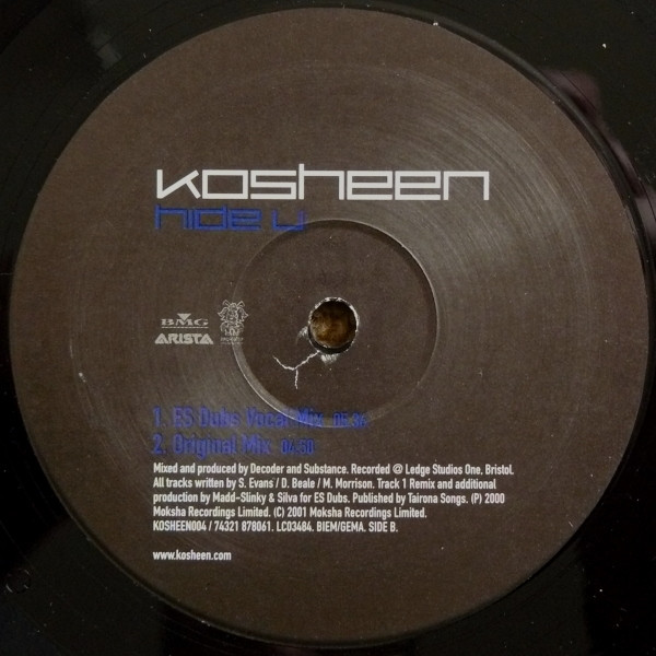 Kosheen - Hide U | BMG (KOSHEEN004) - 2
