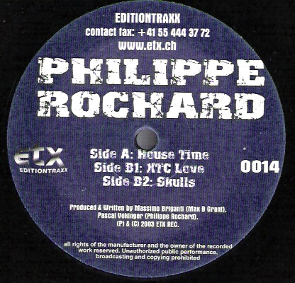 Philippe Rochard - House Time | ETX Editiontraxx (ETX-0014)