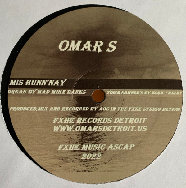 Omar-S - Miss Hunn'nay | FXHE Records (AOS1404) - 2