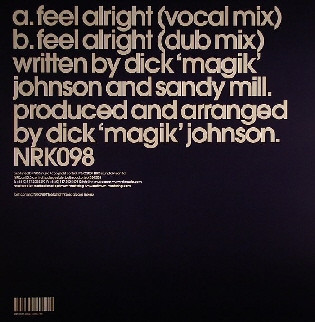Magik Johnson Ft. Sandy Mill - Feel Alright | NRK Sound Division (NRK 098)