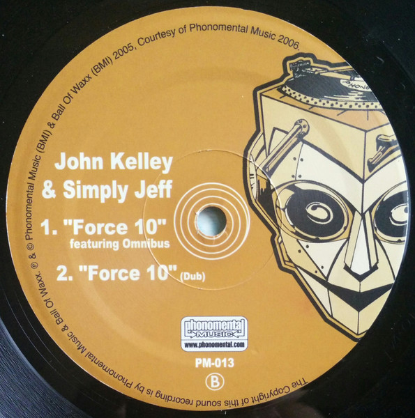 JonH & Raskal of Fort Knox Five / John Kelley & Simply Jeff - The One / Force 10 | Phonomental Music (PM-013) - 4