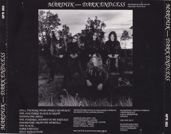 Marduk - Dark Endless CD | No Fashion Records (NFR 003) - 3
