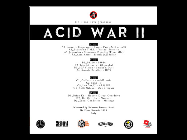 Various - Acid War II | No Pizza Rave (NPR-011) - 2