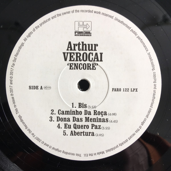 Arthur Verocai Featuring Azymuth & Ivan Lins - Encore | Far Out Recordings (FARO 122LPX) - 3 Arthur Verocai Featuring Azymuth & Ivan Lins - Encore | Far Out Recordings (FARO 122LPX) - 3