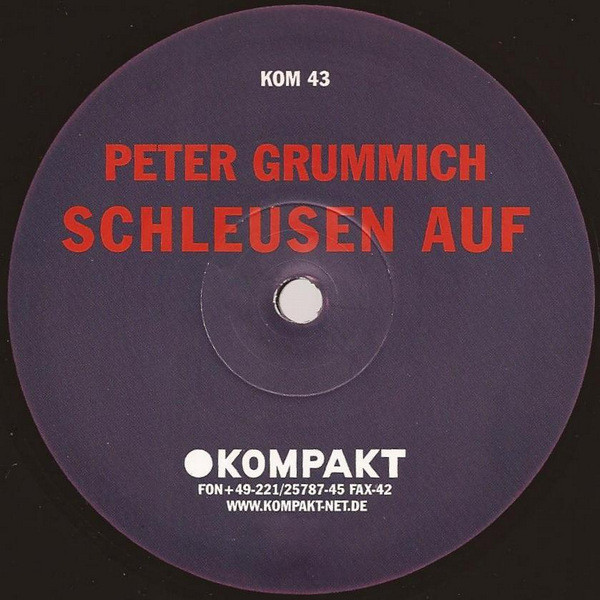 Peter Grummich - Schleusen Auf | Kompakt (KOM 43) - main