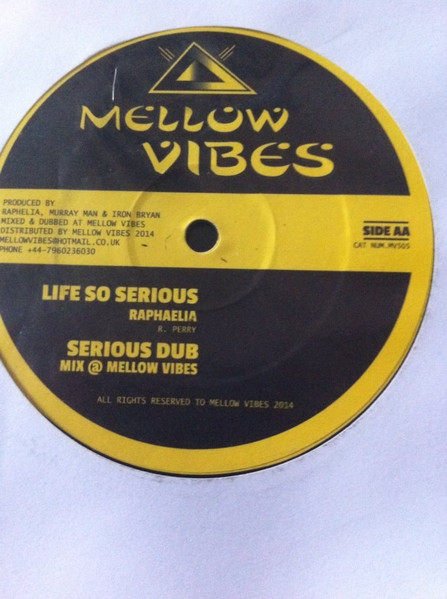 Amelia Harmony / Raphaelia - Turn On Vibes / Life So Serious | Mellow Vibes (MV505) - 3