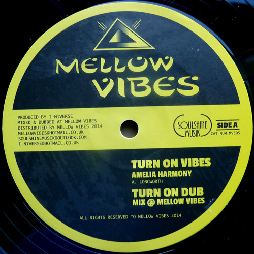 Amelia Harmony / Raphaelia - Turn On Vibes / Life So Serious | Mellow Vibes (MV505) - main