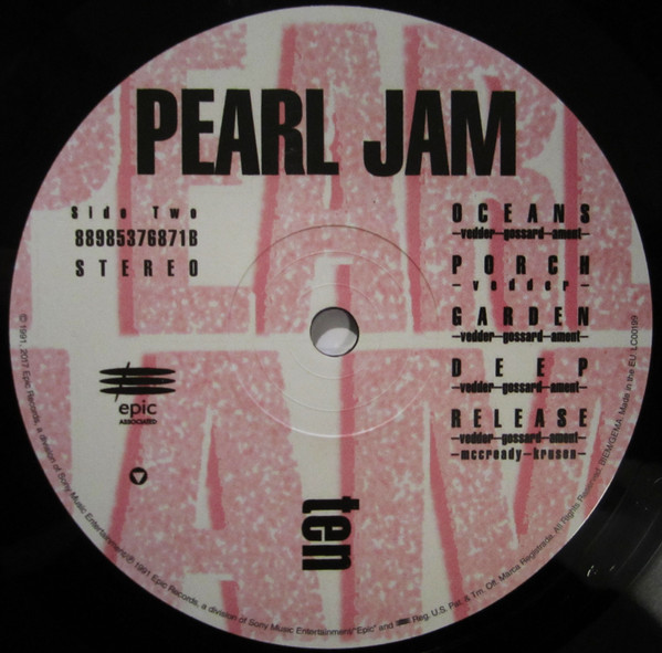 Pearl Jam - Ten | Epic Associated (88985376871) - 4