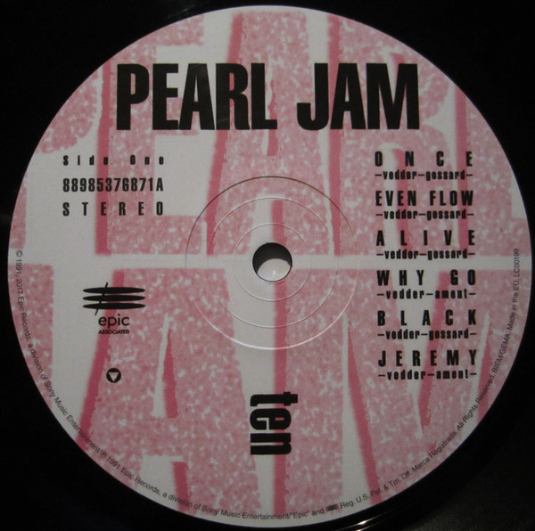 Pearl Jam - Ten | Epic Associated (88985376871) - 3