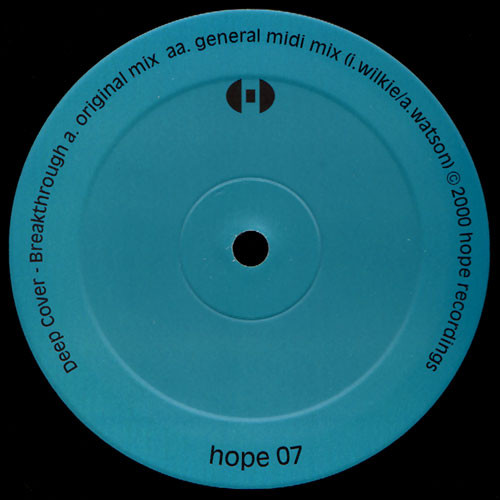 Deep Cover - Breakthrough | Hope Recordings (hope 07)