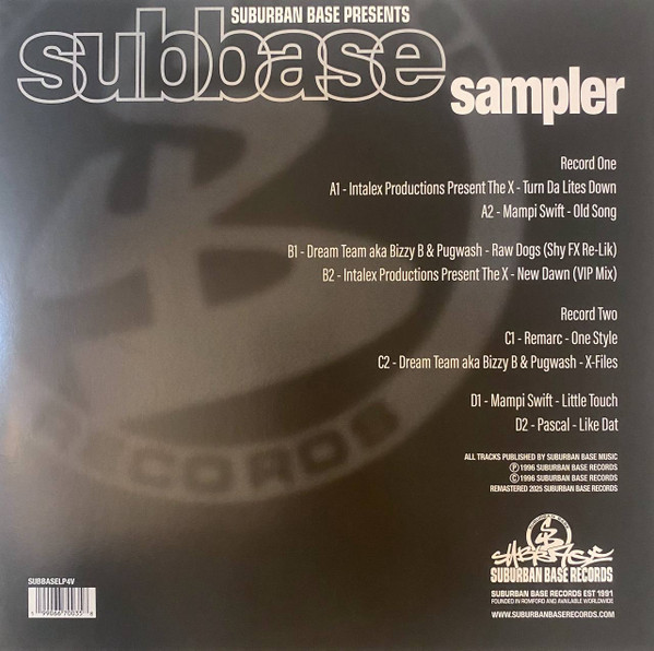 Various - Subbase Sampler | Suburban Base Records (SUBBASELP4V) - 2
