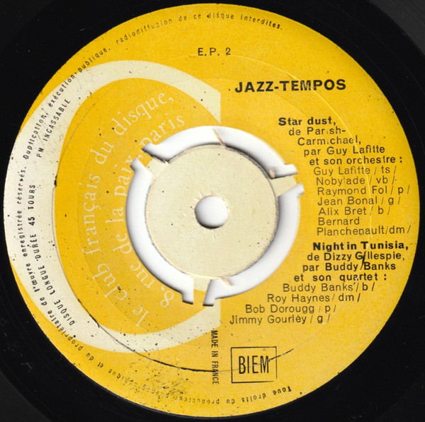 Various - Jazz-Tempos | Le Club Français Du Disque (E.P. 1 / E.P. 2) - 4