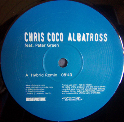 Chris Coco - Albatross | Distinct'ive Records (DP 99/2)
