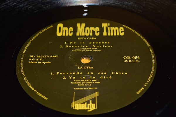 Vicente 'One More Time' - Para Todos Los Públicos | Quality Madrid (QR-054) - 2