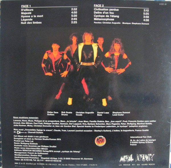 Sortilège - Métamorphose | Devil's Records (DLS. 5.84) - 2 Sortilège - Métamorphose | Devil's Records (DLS. 5.84) - 2