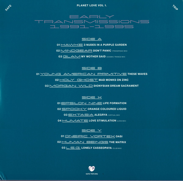 Various - Planet Love Vol. One - Early Transmissions 1991​-​1995 | Safe Trip (ST 021-1 LP) - 4