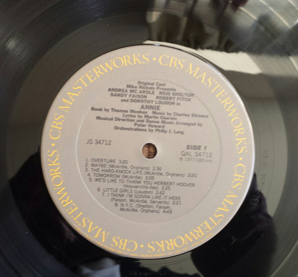 "Annie" Original Cast - Annie (A New Musical) | Columbia Masterworks (34712) - 4