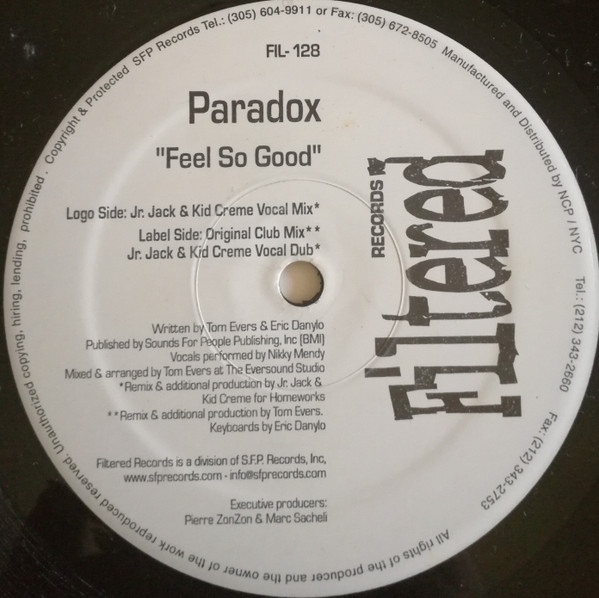 Paradox - Feel So Good | Filtered Records (FIL-128)