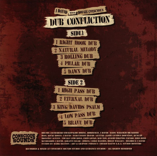 I-David meets Dougie Conscious - Dub Confliction | Conscious Sounds (CSIDLP01) - 2
