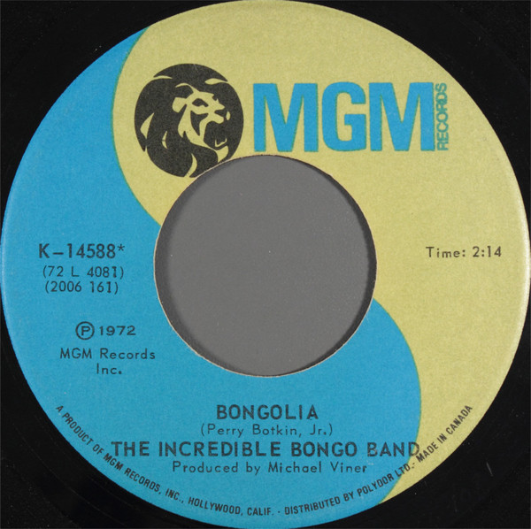 The Incredible Bongo Band - Bongo Rock | MGM Records (K-14588*) - main