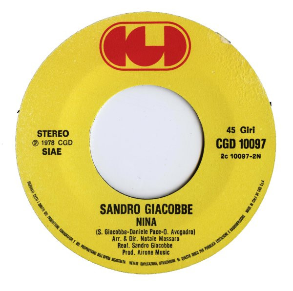 Sandro Giacobbe - Volare Via | CGD (CGD 10097) - 4