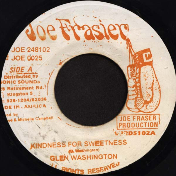 Glen Washington / Mafia & Fluxy - Kindness For Sweetness / Version T.V. Tracking | Joe Frasier (JOE 248102) - main